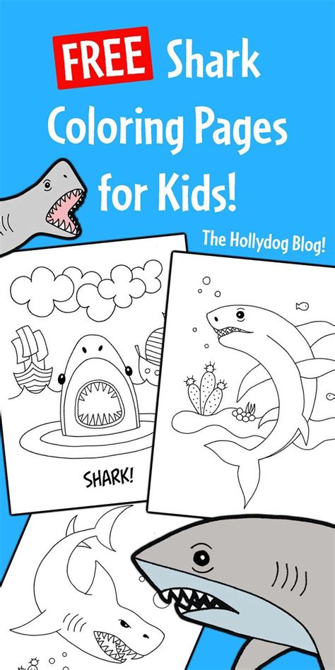 Free Shark Coloring Pages For Kids Shark Coloring Pages Coloring