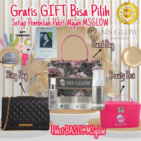 Jual Ms Glow Paket Wajah Acne Whitening Luminous Ultimate