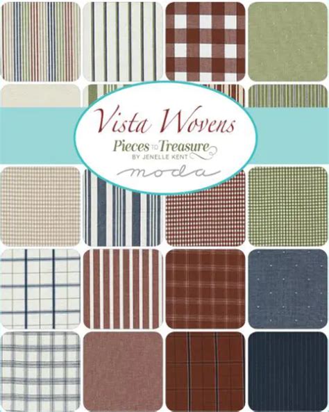 Moda Vista Wovens Fat 14 Pack Quilt Craft Toowoomba