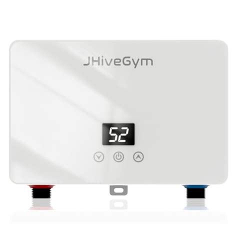 JHiveGym 3500W Tankless Water Heater Electric On Dem Hot Water Want It All