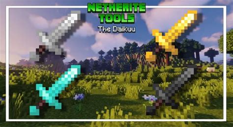 Netherite Tools Minecraft Texture Pack