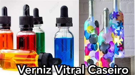 Verniz Vitral Caseiro E Colorido Tinge E Pinte Os Seus Vidros F Cil