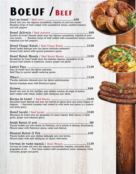 Online Menu Of Dera Restaurant Montreal Quebec H N G Zmenu