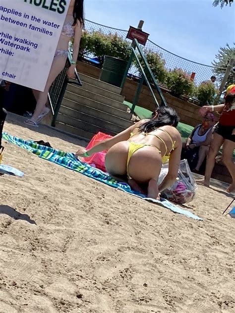 Thick Almost Naked Latina Liked The Attention Beach Bikini Forum