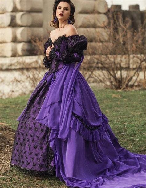 Gothic Purple Wedding Dresses