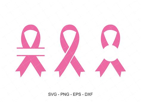 Cancer Ribbon SVG Pink Ribbon Svg Cancer Ribbon Monogram Etsy Australia