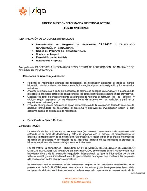 Guia Cero 2142437 Procesar LA InformacióN Recolectada DE Acuerdo CON