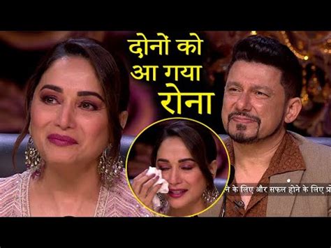 Dance Deewane Madhuri Dixit With Husband Dr Nene Both Emotional