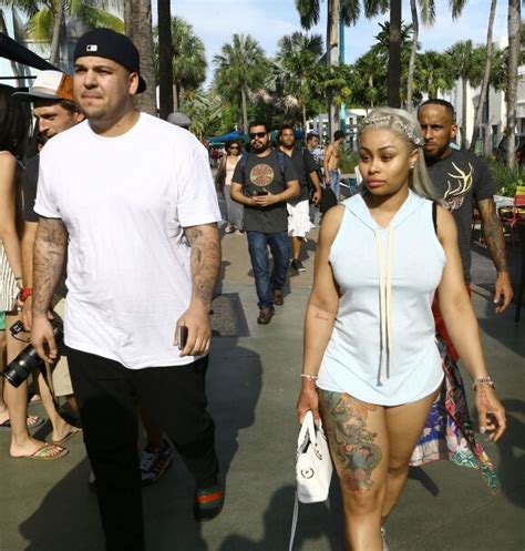 Photo Blac Chyna Enceinte Et Son Fianc Rob Kardashian Sont All S