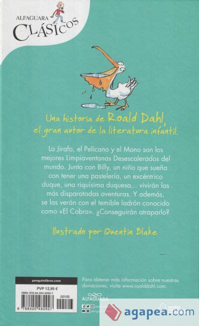 LA JIRAFA EL PELICANO Y EL MONO ROALD DAHL 9788420482927