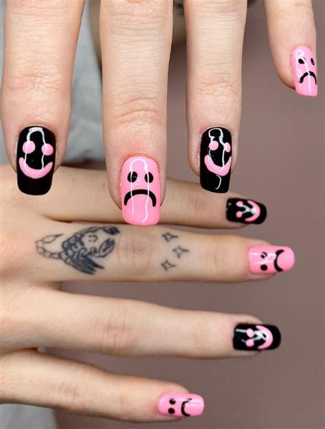 Of The Cutest Smiley Face Nail Designs For