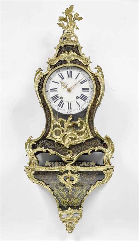 BOULLE PENDULE AUF SOCKEL Louis XV Frankreich 18 Jh Und