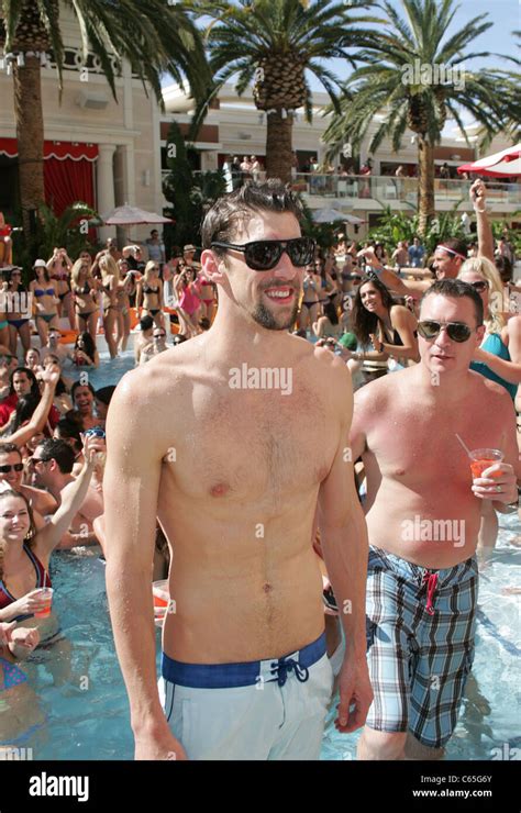 Michael Phelps In Attendance For Encore Beach Club Season Opening