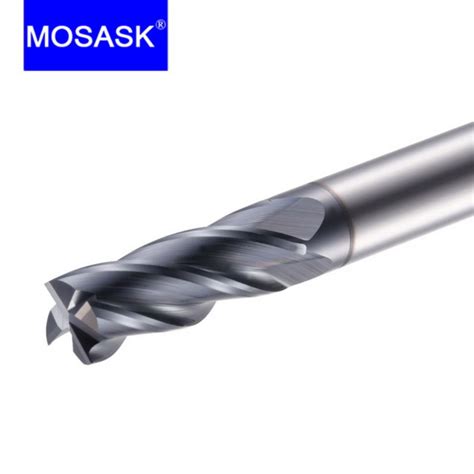 Mosask Pcs Flute Hrc Mm Mm Mm Molding Tools Tungsten Carbide