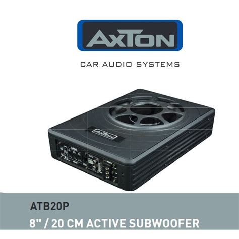 AXTON ATB20P flat active subwoofer 20 cm with passive membrane 20 ซม