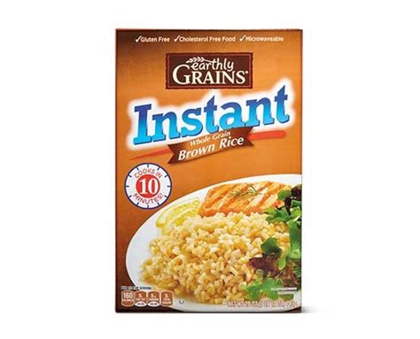 Earthly Grains Instant Brown Rice 28 Oz ALDI US