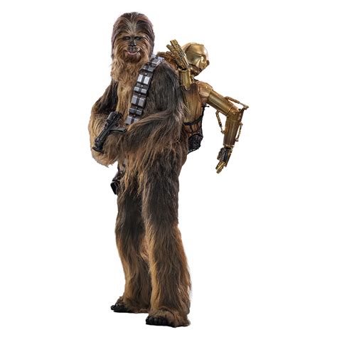 Hot Toys Star Wars Chewbacca With Disassembled C 3PO MMS766 1 6 The Empire Strikes Back Figurine