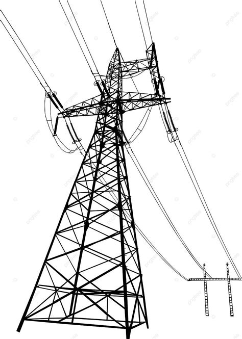 Fondo Líneas Eléctricas Y Torres Eléctricas De Transmisión De