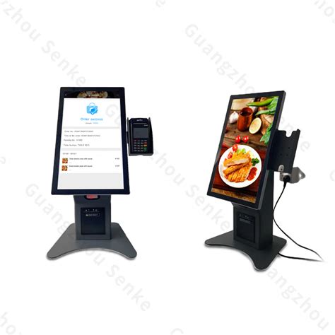 1d 2D Scanner 15 6 Inch Self Serve Kiosk Retail Stores Countertop