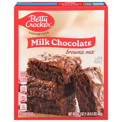 Betty Crocker Milk Chocolate Brownie Mix 163 Oz 12 Pack Stockupexpress