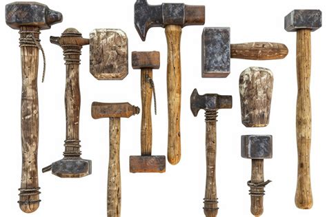 Premium Photo Hammer Various Hammers And Mallet Isolated On White