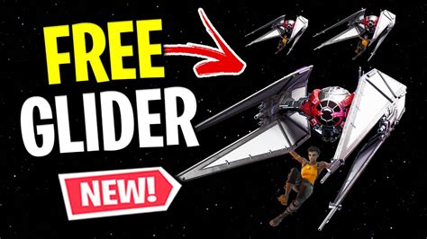 How To Unlock The Whisper Glider For Free Fortnite Star Wars Youtube