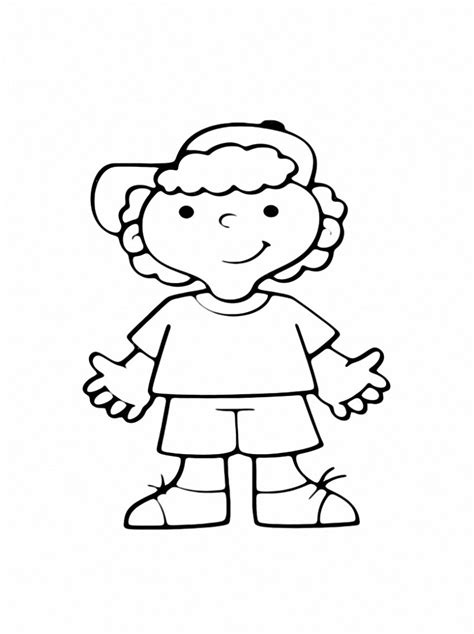 Bambino Da Colorare 9 Disegni Da Colorare