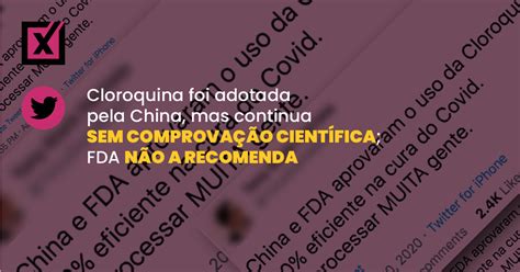 Cloroquina foi adotada pela China mas continua sem comprovação