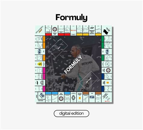 Formuly F1 Monopoly Edición Formula 1 Juego De Mesa F1 F1 Cartas