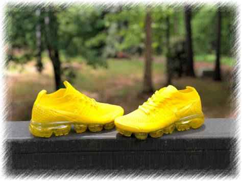 Custom Sunshine Yellow Nike Vapormax Nike Air Vapormax Nike Yellow Nikes