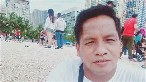 Manila Bay White Beach Dolomite Beach Dagsa Ng Tao Kahit Sa Init Ng