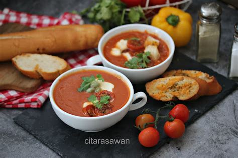 Sup Tomato Kacang Panggang Resepi Terbaik