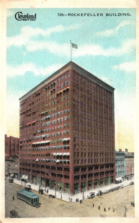 Vintage Postcard Prospect View Of Rockefeller Building Landmark