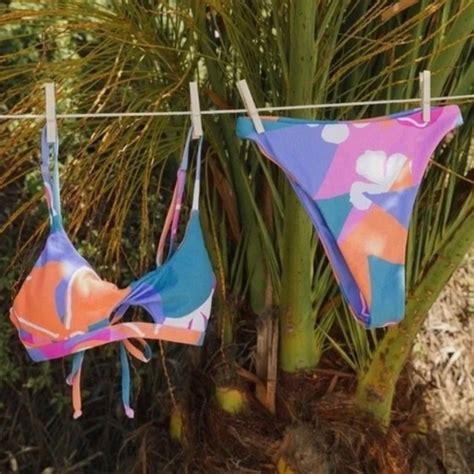 Midori Swim New Midori Bikini Set Indah Top Enya Bottom In Strand Print Size M Poshmark
