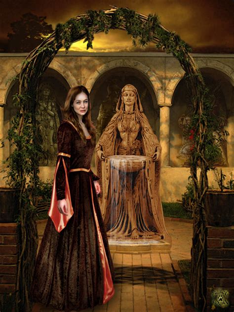 Photo Shoot Of Catelyn Tully Dress And Hair Fine Art From Movie Scenes