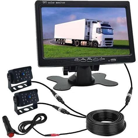 Kit De Syst Me De Cam Ra De Recul Filaire Moniteur De Recul Hd