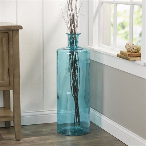 Mcgarry Large Vase Reviews Birch Lane Glass Floor Vase Glass