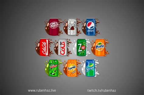 My Favorite Soda Emote Bundle For Twitch And Discord Etsy