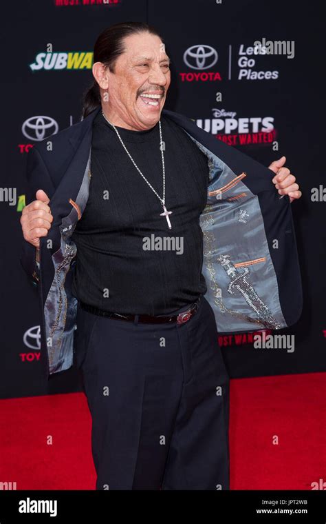 Danny Trejo arrives at the premiere of Disney's 'Muppets Most Wanted' at the El Capitan Theatre ...