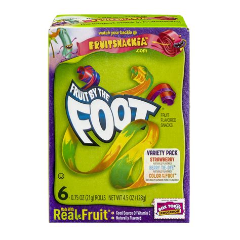 Betty Crocker Fruit By The Foot Variety Pack 6ct 4 5oz Box Garden Grocer