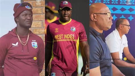 Daren Sammy Ian Bishop S Reaction After West Indies Fail To Qualify For Odi World Cup 2023 Goes