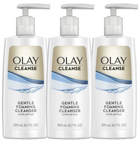 Amazon.com: Olay Cleanse Gentle Foaming Face Cleanser for Sensitive ...