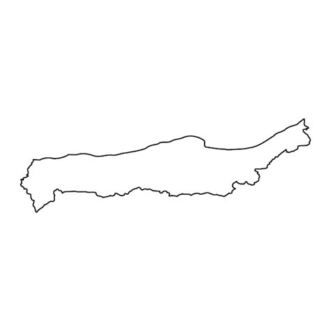 Premium Vector Tipaza Province Map Administrative Division Of Algeria