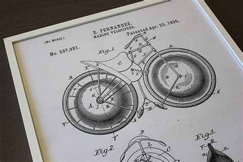 Patent illustrations make amazing prints | The Diginate.com Blog