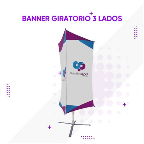 Banner Giratorio 3 Lados Creativeprint
