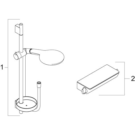 Hansgrohe Shower Combination Raindance Select S Shower System For