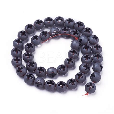 Non Magnetic Synthetic Hematite Beads Strands Lbeads