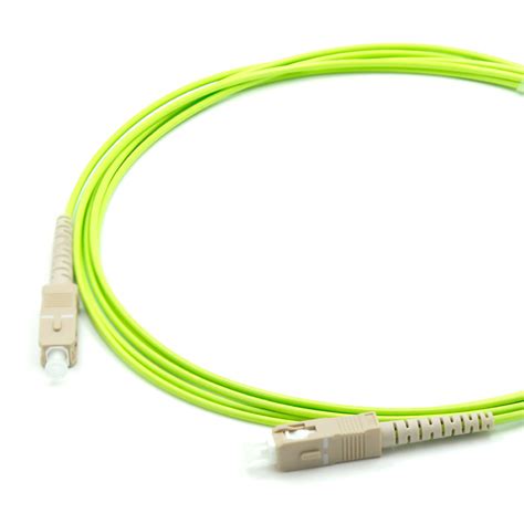 OM5 LC SC FC ST LSH E2000 MU Multimode Simplex Fiber Optic Patch Cord