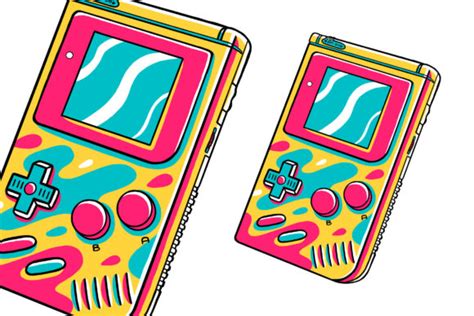 Game Boy (90's Vibe) Vector Graphic by medzcreative · Creative Fabrica