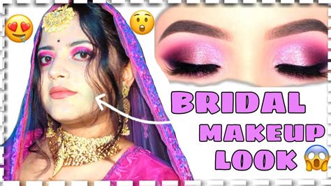 How To Do Bridal Makeup Look At Home Step By Step Indian Bridal